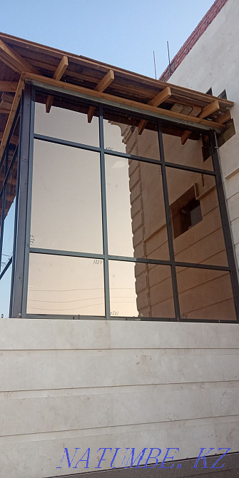 Aluminum stained glass windows and vestibule Kokshetau - photo 3