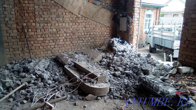 Dismantling of concrete destruction of a brick in Almaty we break asphalt we dig the ground Almaty - photo 6