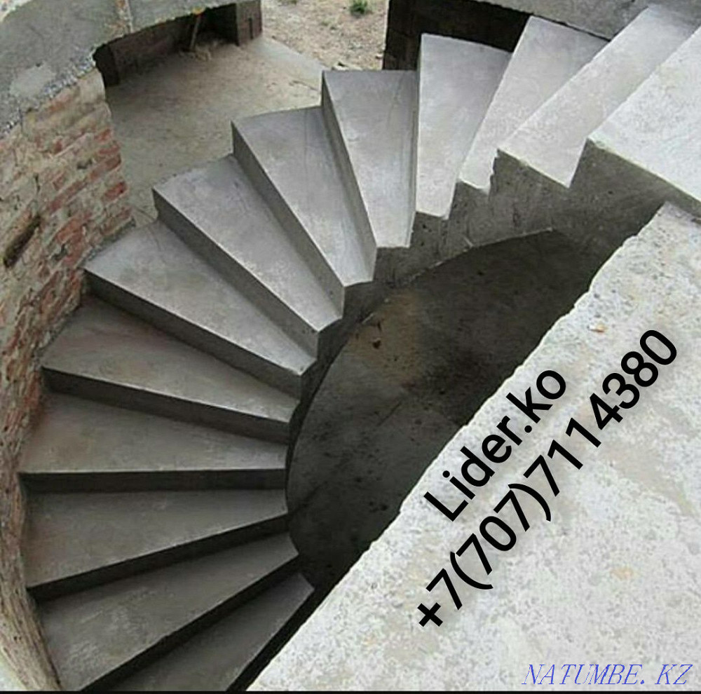 Монолитные Бетон Лестницы Шымкент - изображение 7
