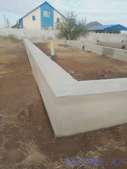 We fill the foundation with our formwork and tools Aqtobe - photo 2