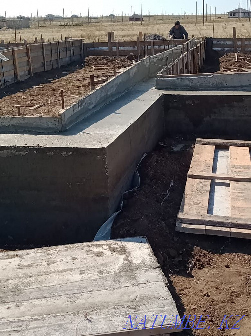We fill the foundation with our formwork and tools Aqtobe - photo 8