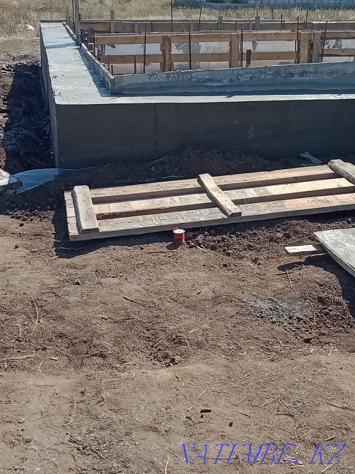 We fill the foundation with our formwork and tools Aqtobe - photo 3
