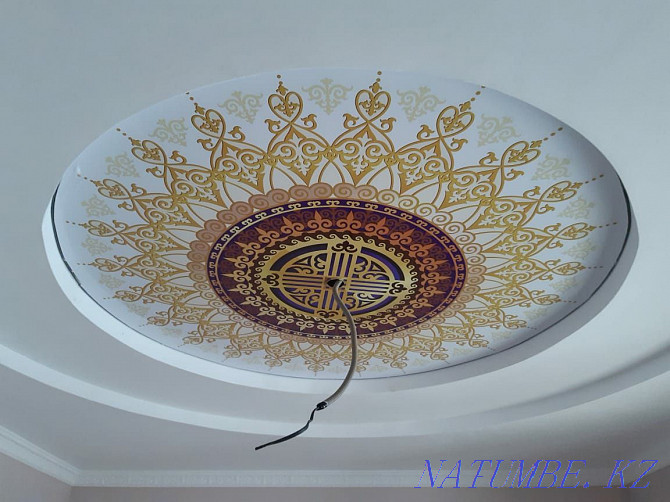 Stretch ceiling. Stretch ceiling. Ceiling. Inexpensive! Almaty - photo 3