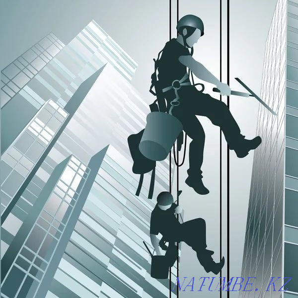 Altitude work. Wash. Climber. Climbers. Alpinist. Astana - photo 1