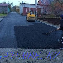 Алматыда және кез келген күрделіліктегі аудандарда асфальт төсеу (асфальт төсеу).  Алматы - изображение 2