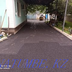 Asphalting (Asphalt laying) of residential and private houses, etc. Almaty - photo 1