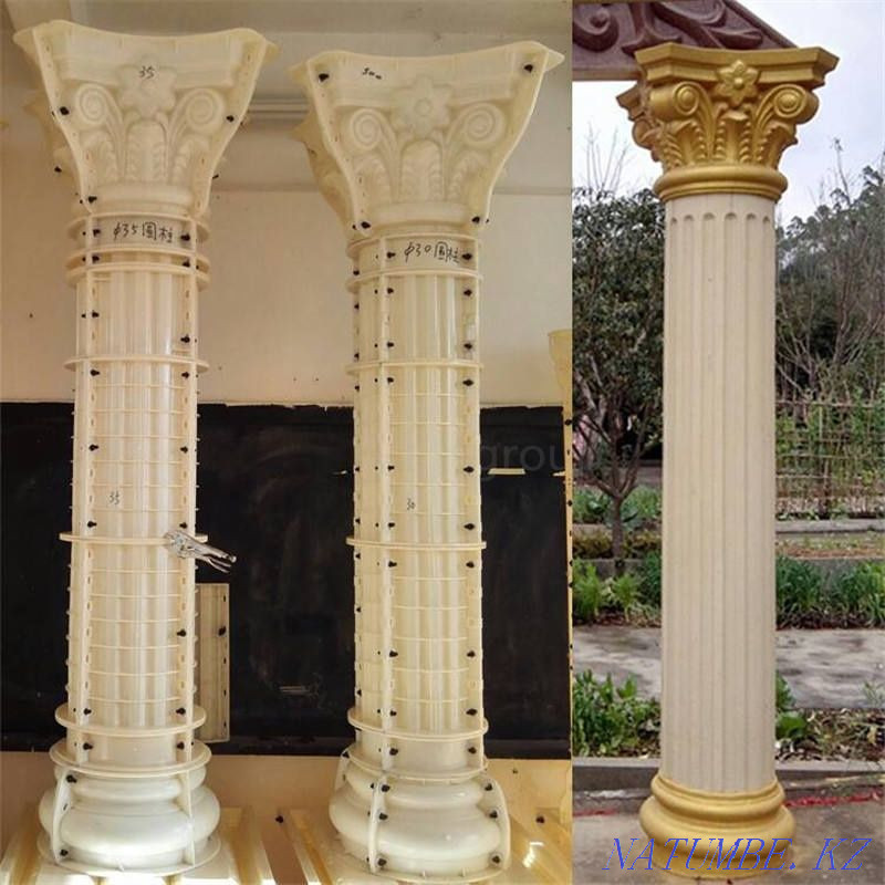 Pergolas and awnings: column, pedestal, railing and baluster (not fiber-reinforced concrete) Байзак - photo 5