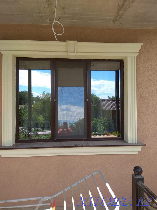 Munich plaster, cornices, gutter, plinth, paving stones, etc. Almaty - photo 6