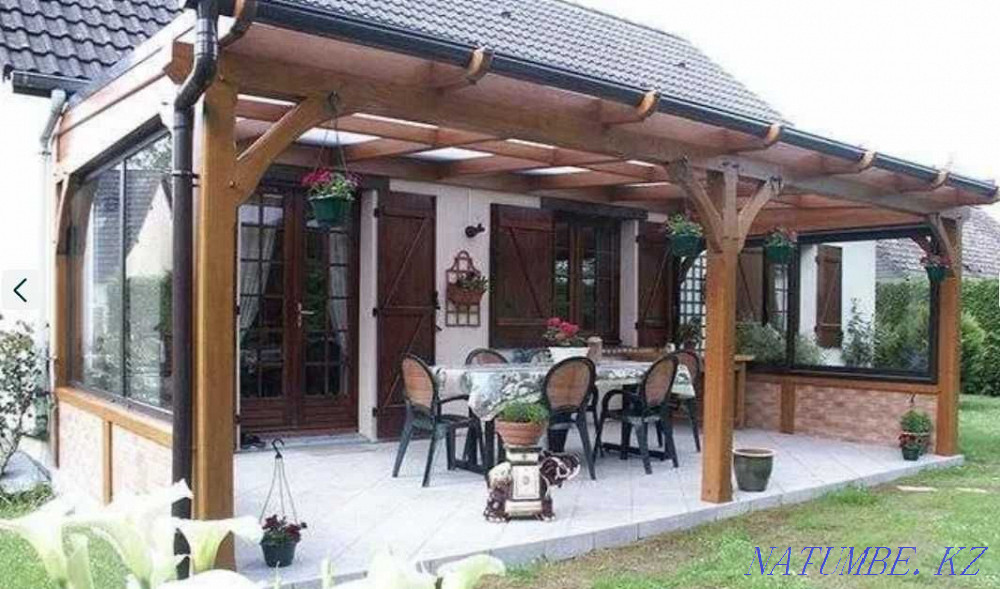 Rigid Roof Facade Gutter Snow guards Gazebo Terrace Pavlodar - photo 7
