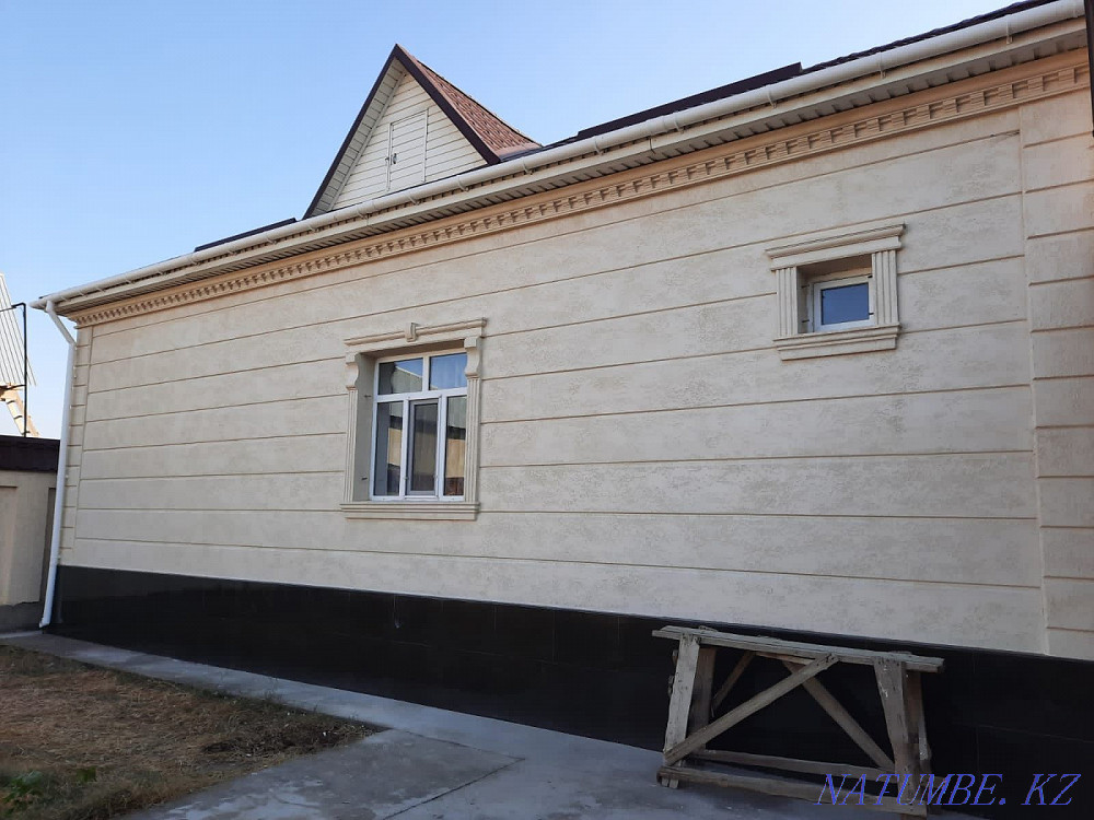 Фасадный декор жидкий травертин Шымкент - изображение 5