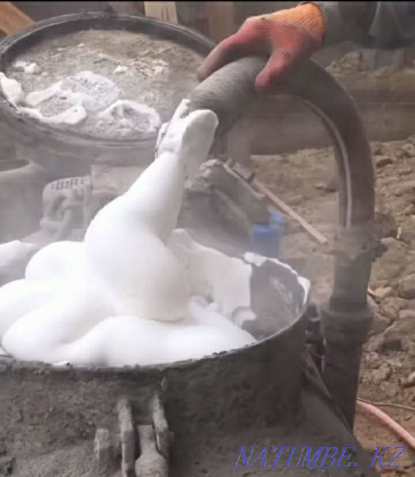 Пенобетон 1200 тг . Утепление крыши. ПЕНАБЕТОН, пенаизол. Шымкент - изображение 3