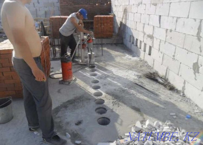 Demolition and Scrapping of Concrete Dismantling We cut concrete Diamond Concrete Breaker Compressor Shymkent - photo 3