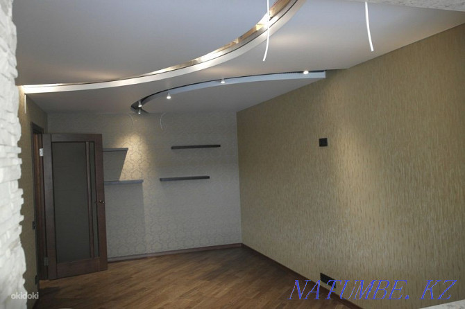Apartment renovation, plaster laminate wallpaper painting screed tile laminate Aqtau - photo 4