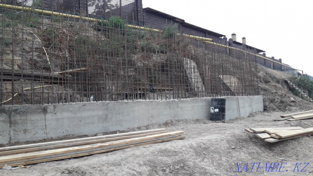 Pouring with formwork foundation monolithic concrete excavation Almaty - photo 7