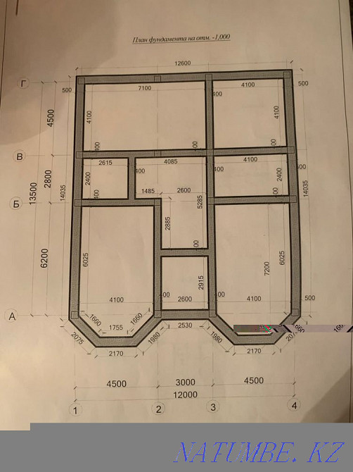 Фундамент залеваем всех дома Каскелен - изображение 1