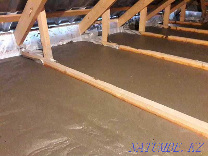 Foam concrete Roof insulation Monolithic foam concrete Foam concrete insulation Almaty - photo 1