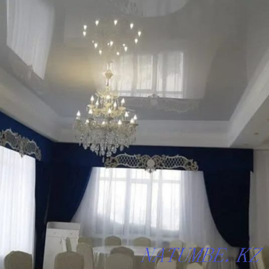 Рассрочка Потолок Натежной Отделка Шымкент Натяжные Потолки Купить Шымкент - изображение 4