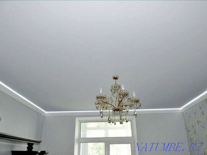 Рассрочка Потолок Натежной Отделка Шымкент Натяжные Потолки Купить Шымкент - изображение 2