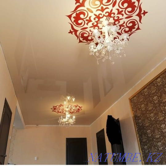 Рассрочка Потолок Натежной Отделка Шымкент Натяжные Потолки Купить Шымкент - изображение 5