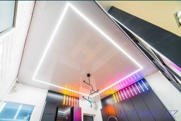 Рассрочка Потолок Натежной Отделка Шымкент Натяжные Потолки Купить Шымкент - изображение 1