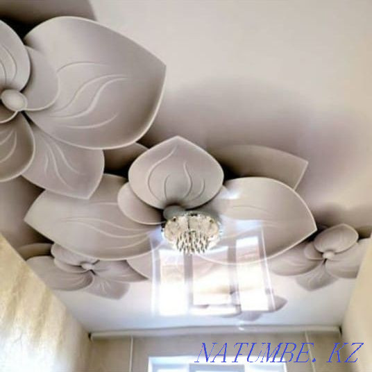 Рассрочка Потолок Натежной Отделка Шымкент Натяжные Потолки Купить Шымкент - изображение 7