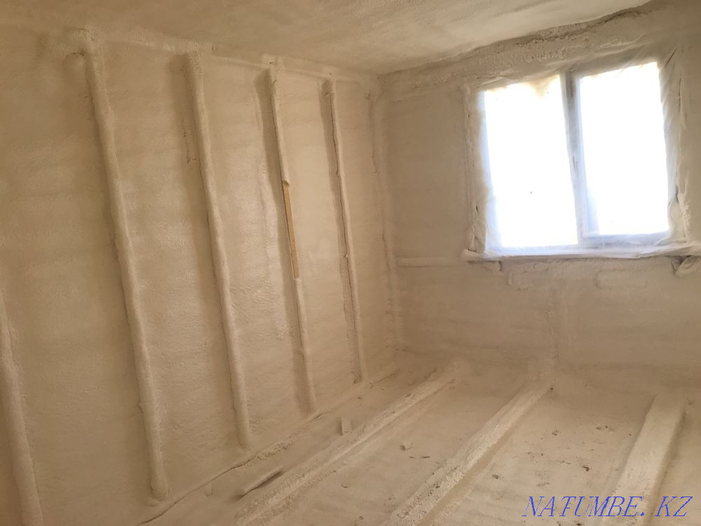 Оқшаулағыш полиуретанды көбік (ППУ) шатыр көбігі, қоймалар, кәсіби жабдықтарға арналған ангарлар  Алматы - изображение 7