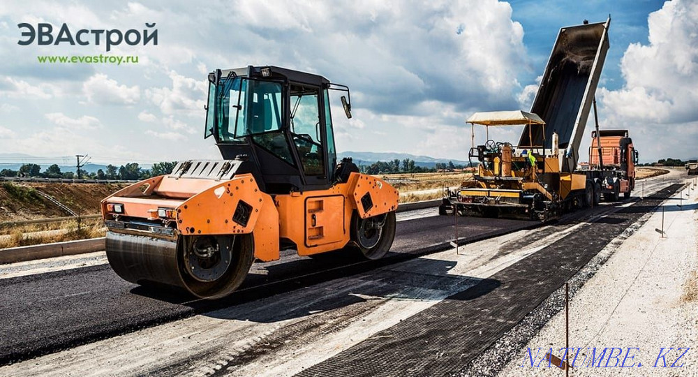 Asphalting. Asphalt laying. Urochishche Talgarbaytuma - photo 2