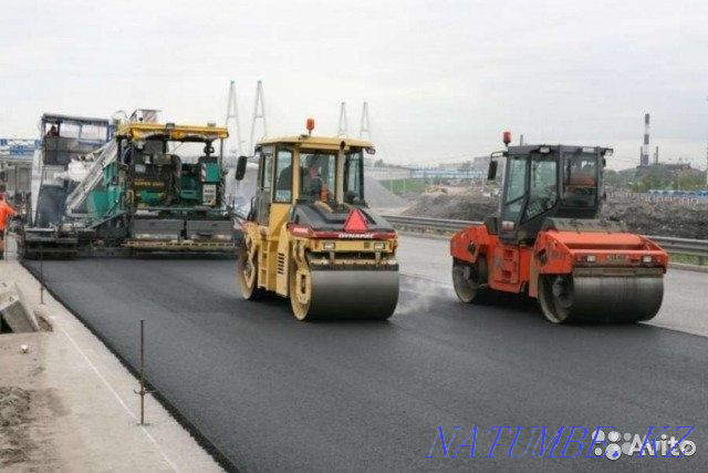 Asphalting. Asphalt laying. Urochishche Talgarbaytuma - photo 4