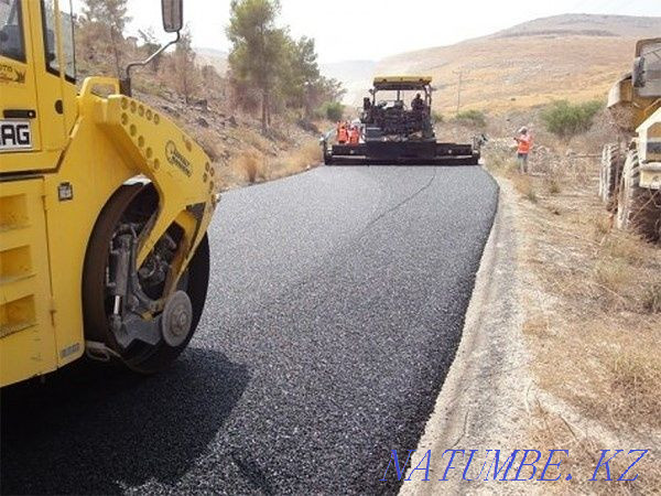 Asphalting. Asphalt laying. Urochishche Talgarbaytuma - photo 3