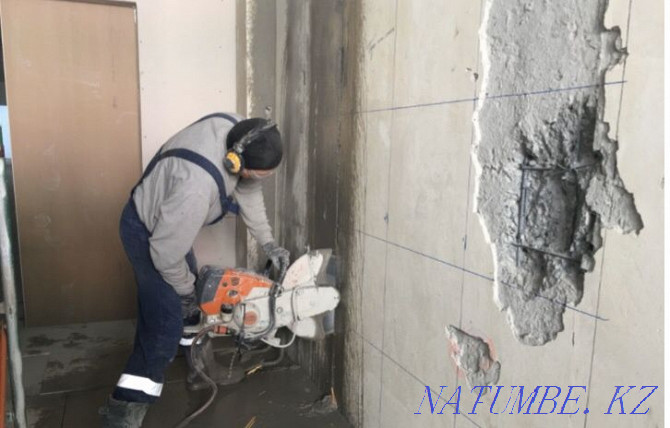 Hammer Drill Services Dismantling Concrete Cutting Diamond Drill Drilling Breakdown Shymkent - photo 3