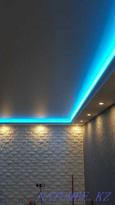 Натяжные Потолки ШЫМКЕНТ Натежной Потолок недорого Гарантия 10 лет ЖМИ Шымкент - изображение 1
