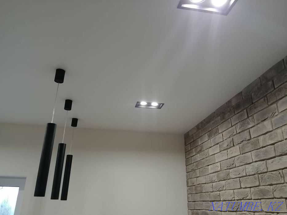 Натяжные Потолки ШЫМКЕНТ Натежной Потолок недорого Гарантия 10 лет ЖМИ Шымкент - изображение 3