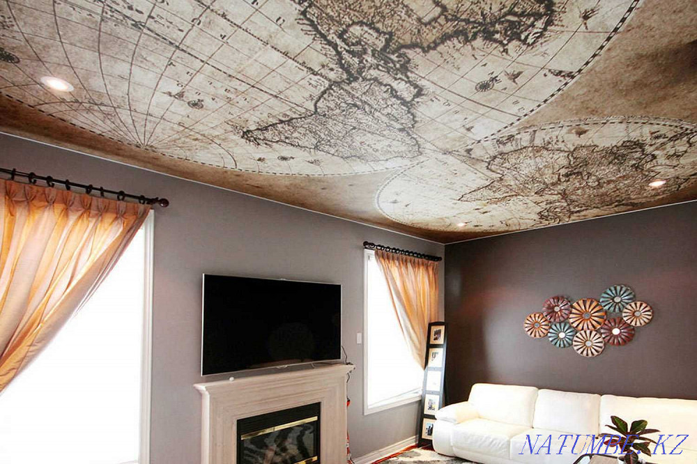 НАТЯЖНЫЕ ПОТОЛКИ на любой вкус и кошелек! Уникальный потолок для Вас! Жанатурмыс - изображение 7