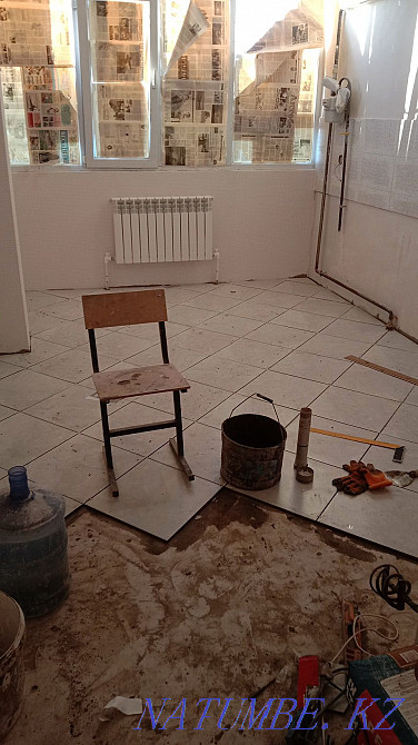 Қызметтік стяжка сылақ қалау. Плитка  Ақтөбе  - изображение 7