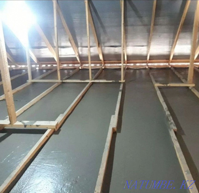 FOAM CONCRETE roof insulation, Almaty and region sq.m 800 tg Foam concrete  - photo 4