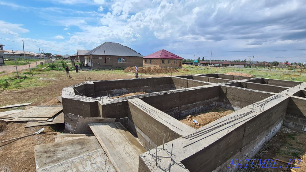 Фундамент ??ямыз опалубка арматура ?ру заливка фундамента бетон Алматы - изображение 4