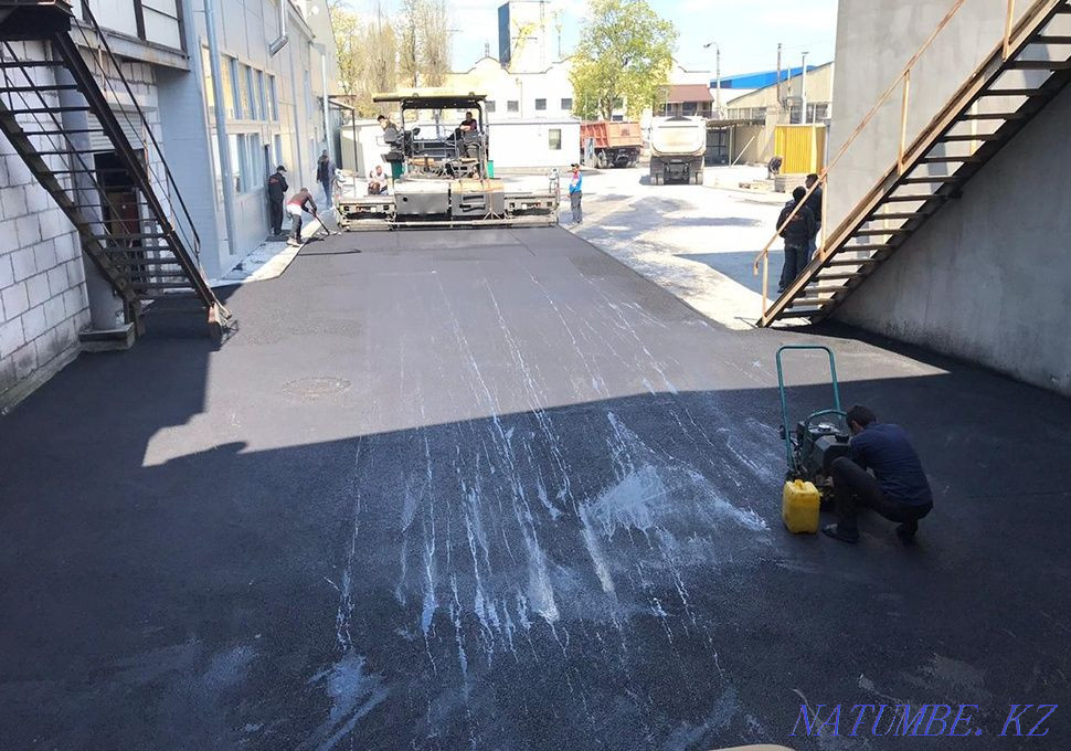 Asphalting of courtyard roads Landscaping of various territories Urochishche Talgarbaytuma - photo 2