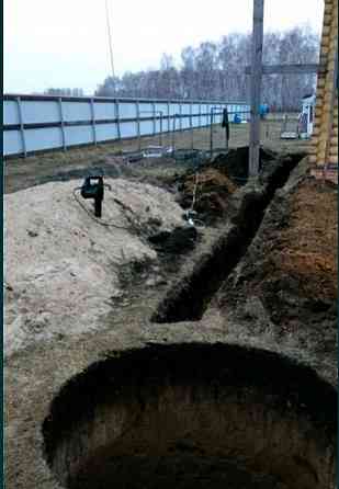 Септик, колодец установка и монтаж. Подключение воды и канализаций. Петропавловск