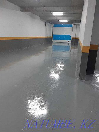 Polymer floors for parking lots and car services Aqtau - photo 8