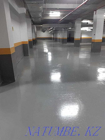 Polymer floors for parking lots and car services Aqtau - photo 1