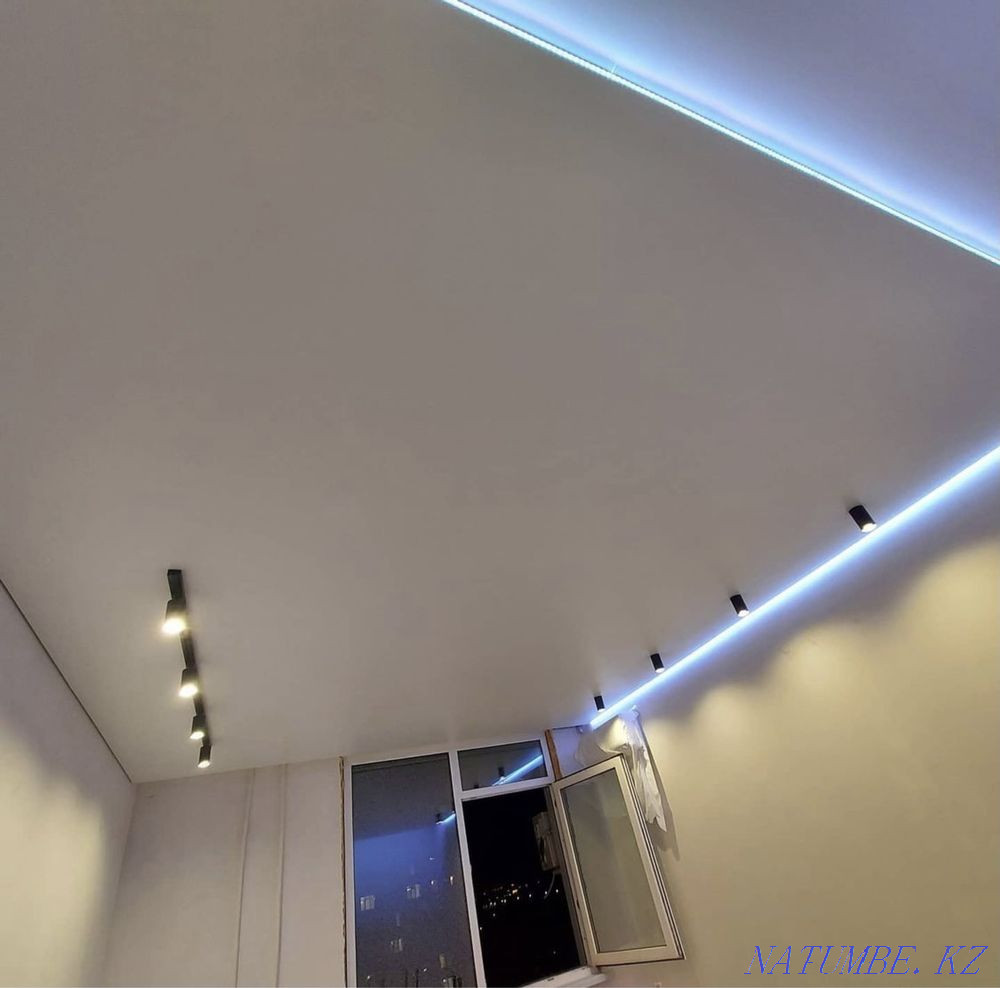 Натяжные потолки 1700тг Атырау - изображение 1