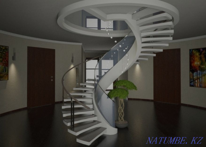 Monolithic stairs, designer, from the best masters Turkestan - photo 4
