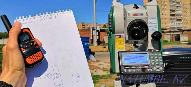 Geodetic services. Topographic survey. Surveyor. Geodesy Turkestan - photo 1