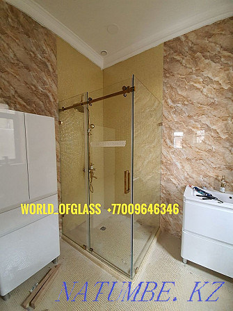 Shower screen glass thickness 08mm 10mm Shymkent - photo 3