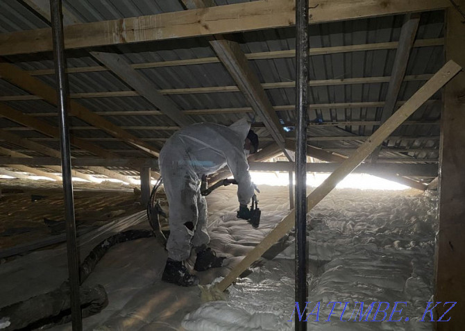 Penoizol | Insulation with penoizol | Insulation of roofs, walls, attics Kostanay - photo 2