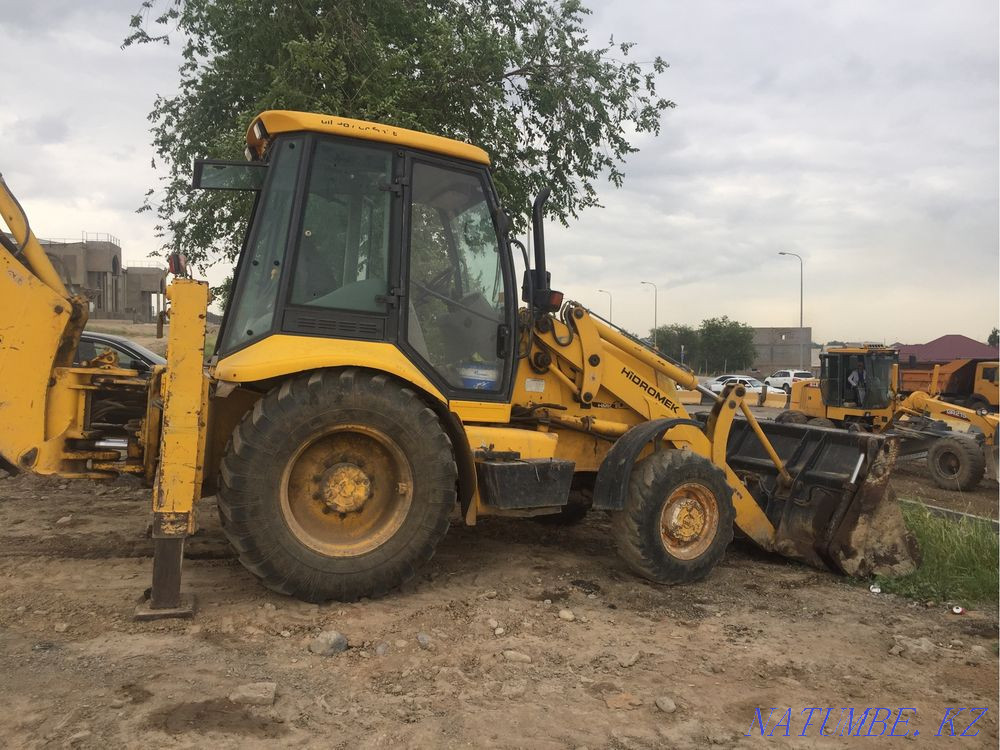 экскаватор погрузчик 3в1. септик. траншеи, Шымкент - изображение 1