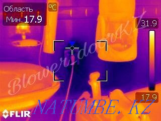 Search for heat leaks. Thermal imaging inspection thermal imager + air door. Almaty - photo 3