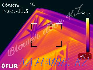 Жылу ағып кетуін іздеңіз.Термобейнелерді тексеруге арналған тепловизор + ауа есігі.  Алматы - изображение 1
