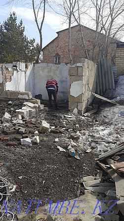 Демонтаж, стяжки,проём стены гипсакардон кафель. Снос дм!Вывоз мусора Астана - изображение 5