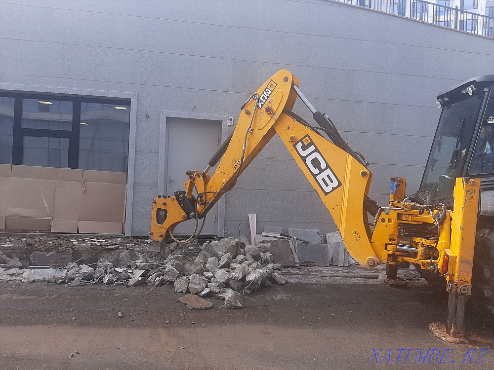 Демонтаждау, стяжкалар, қабырғаларды ашу гипсокартон плиткалары. Қоқыс шығару  Астана - изображение 2